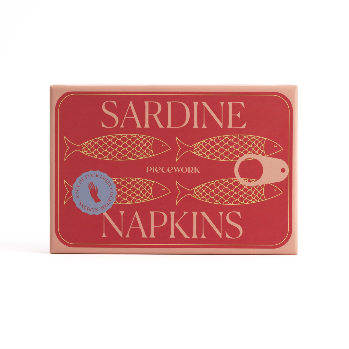 Sardine Cocktail Napkins (Set of 4)
