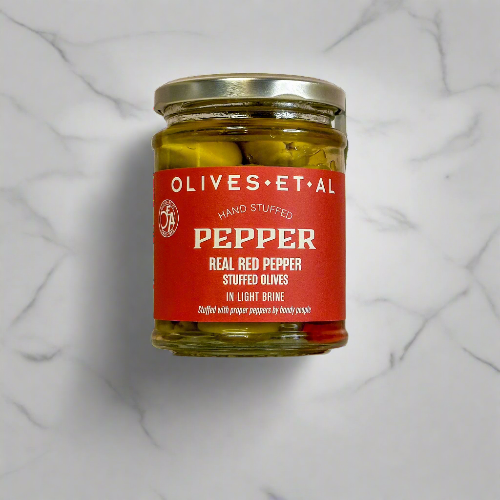 Real Red Pepper Stuffed Olives