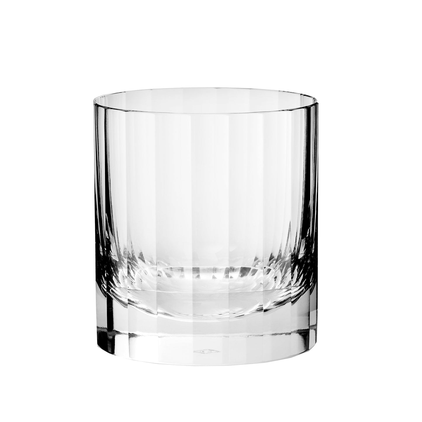 Fluted Double Old Fashioned Glass