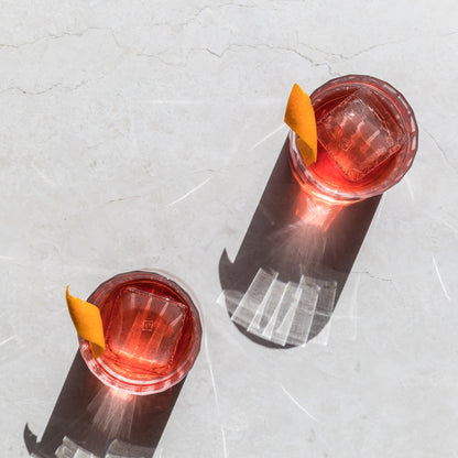 Fluted Double Old Fashioned Glass
