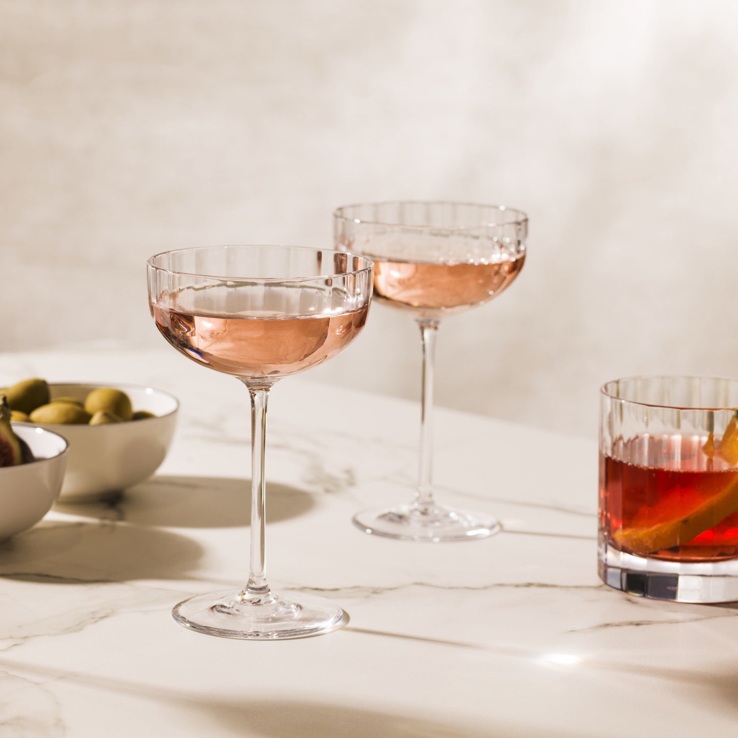 Fluted Small Coupe Glass