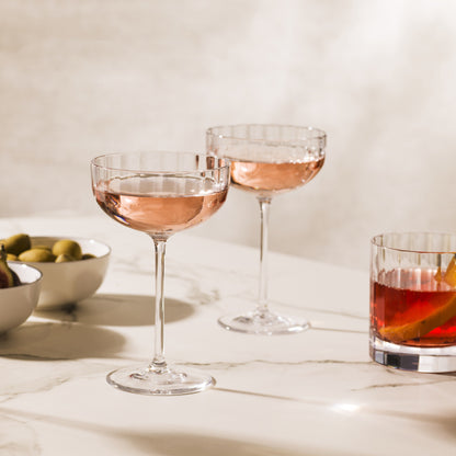 Fluted Small Coupe Glass