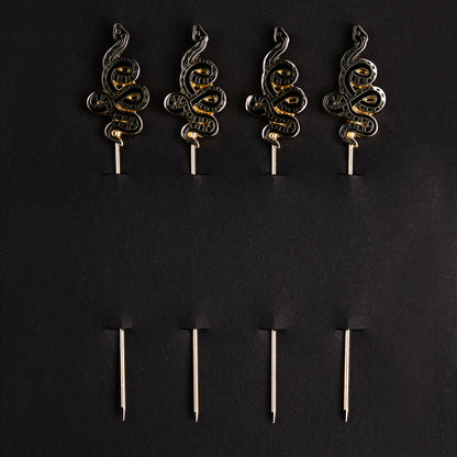 Serpent Cocktail Picks (Set of 4)