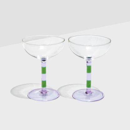 Stripe Coupes (Set of 2)