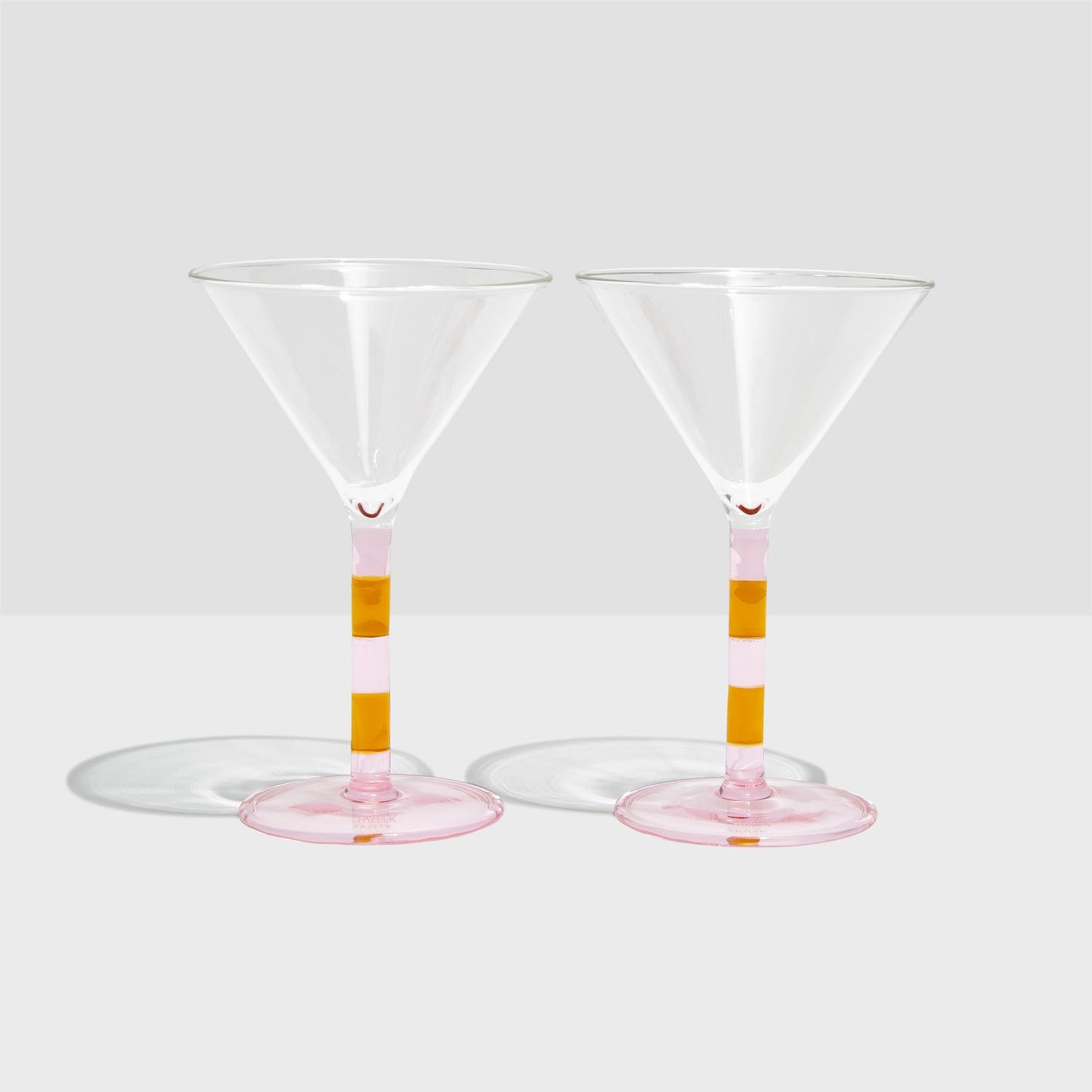 Stripe Martini Glasses (Set of 2)