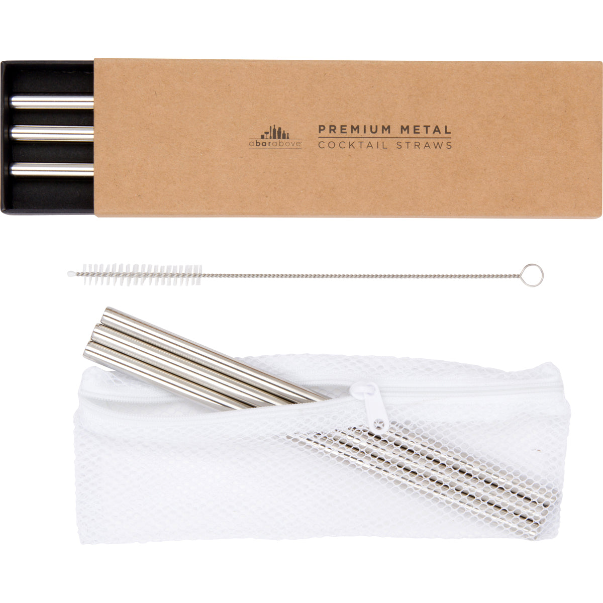 Metal Cocktail Straws (Set of 6)