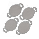 Silver Tray Cocktail Napkins (Set of 4)
