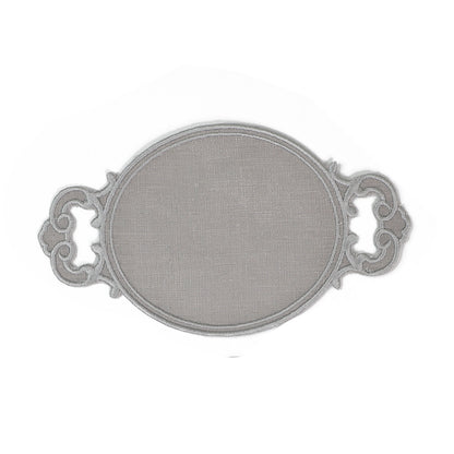 Silver Tray Cocktail Napkins (Set of 4)
