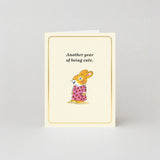 Sundae Bird Bath Mini Greeting Card
