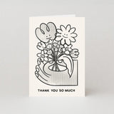 Thank You Greeting Card - Flowers