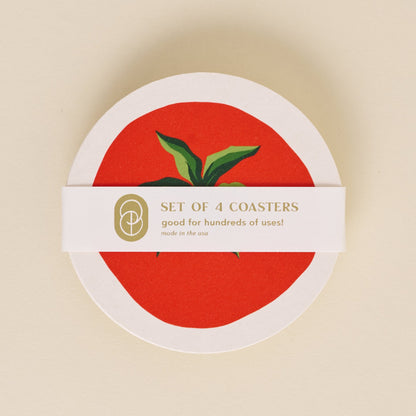 Tomato Coasters (Set of 4)