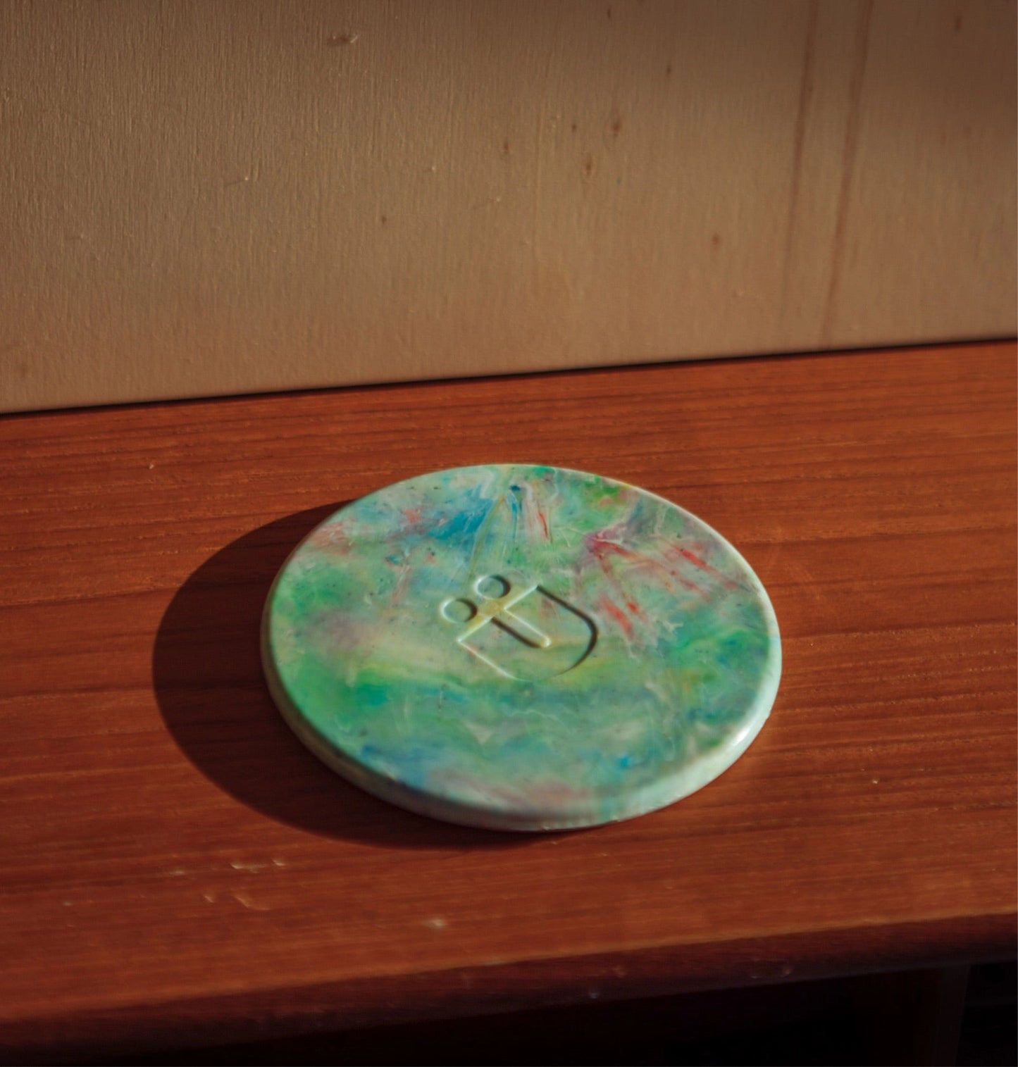 Recycled Plastic Coasters (Set of 4)