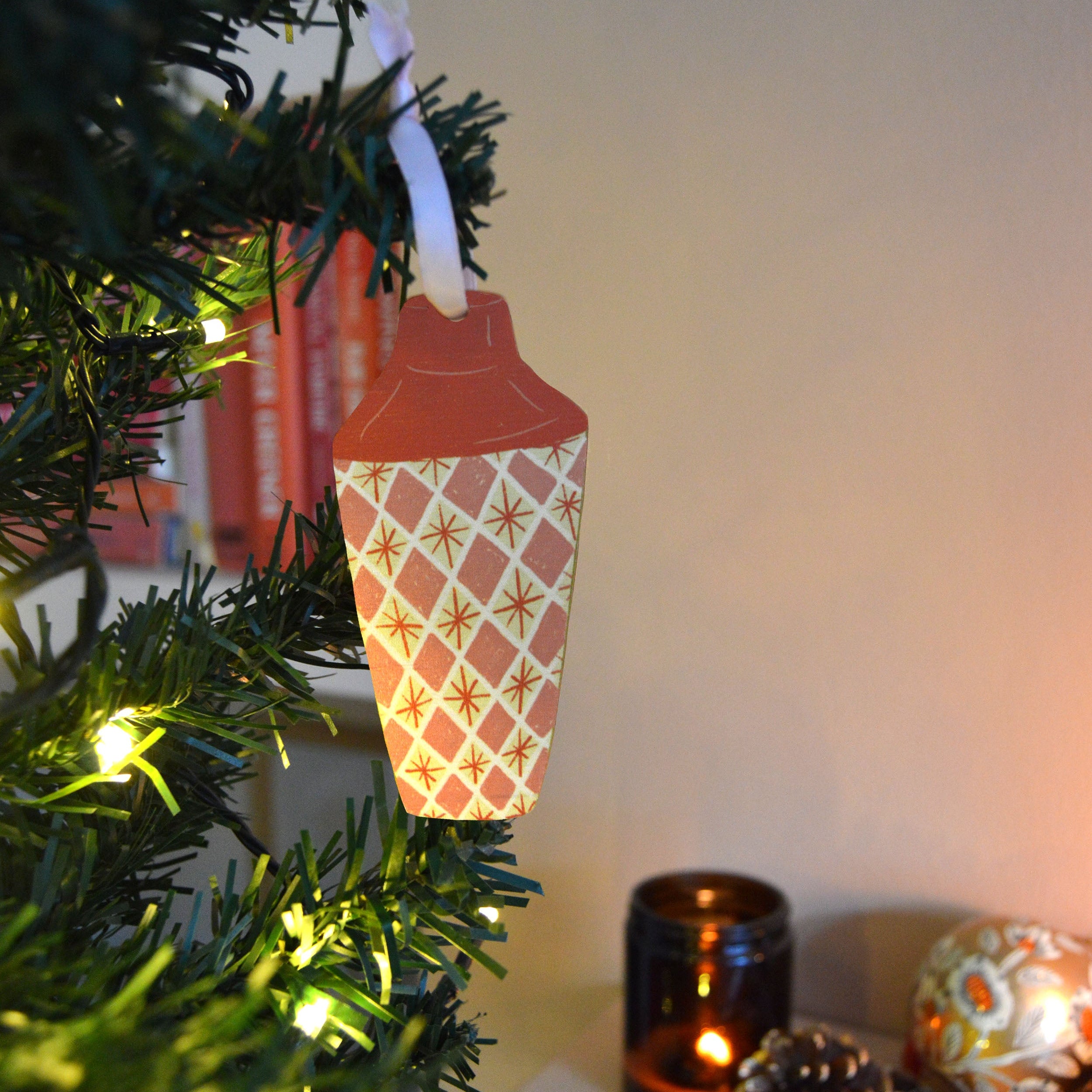 Cocktail Shaker Christmas Decoration