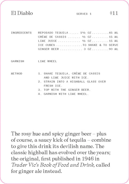 The Cocktail Cabinet: Tequila Recipe Cards