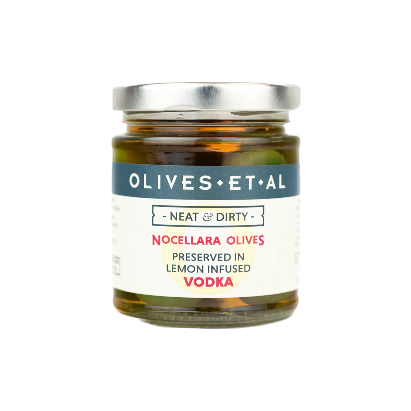 Neat & Dirty Lemon Vodka Infused Olives