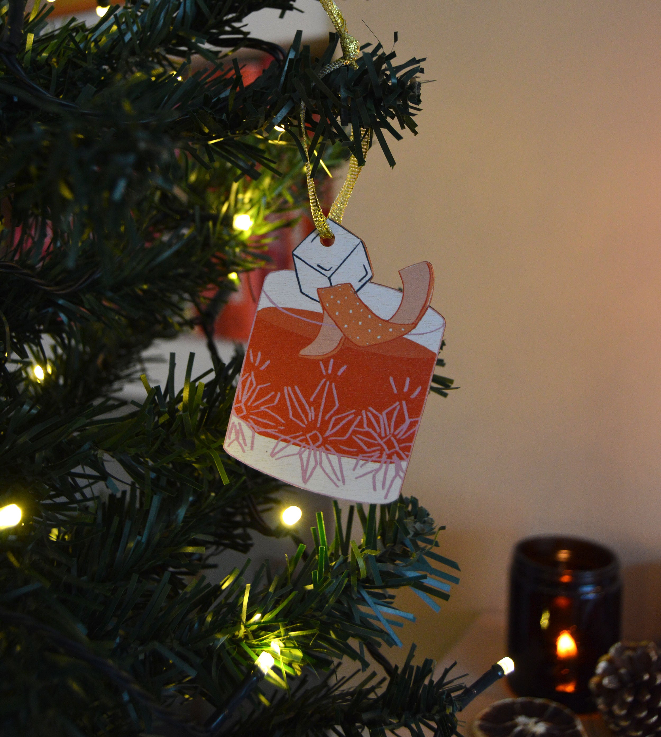 Negroni Cocktail Decoration