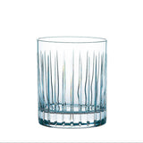 Lambda Cut Glass Double Rocks Glass