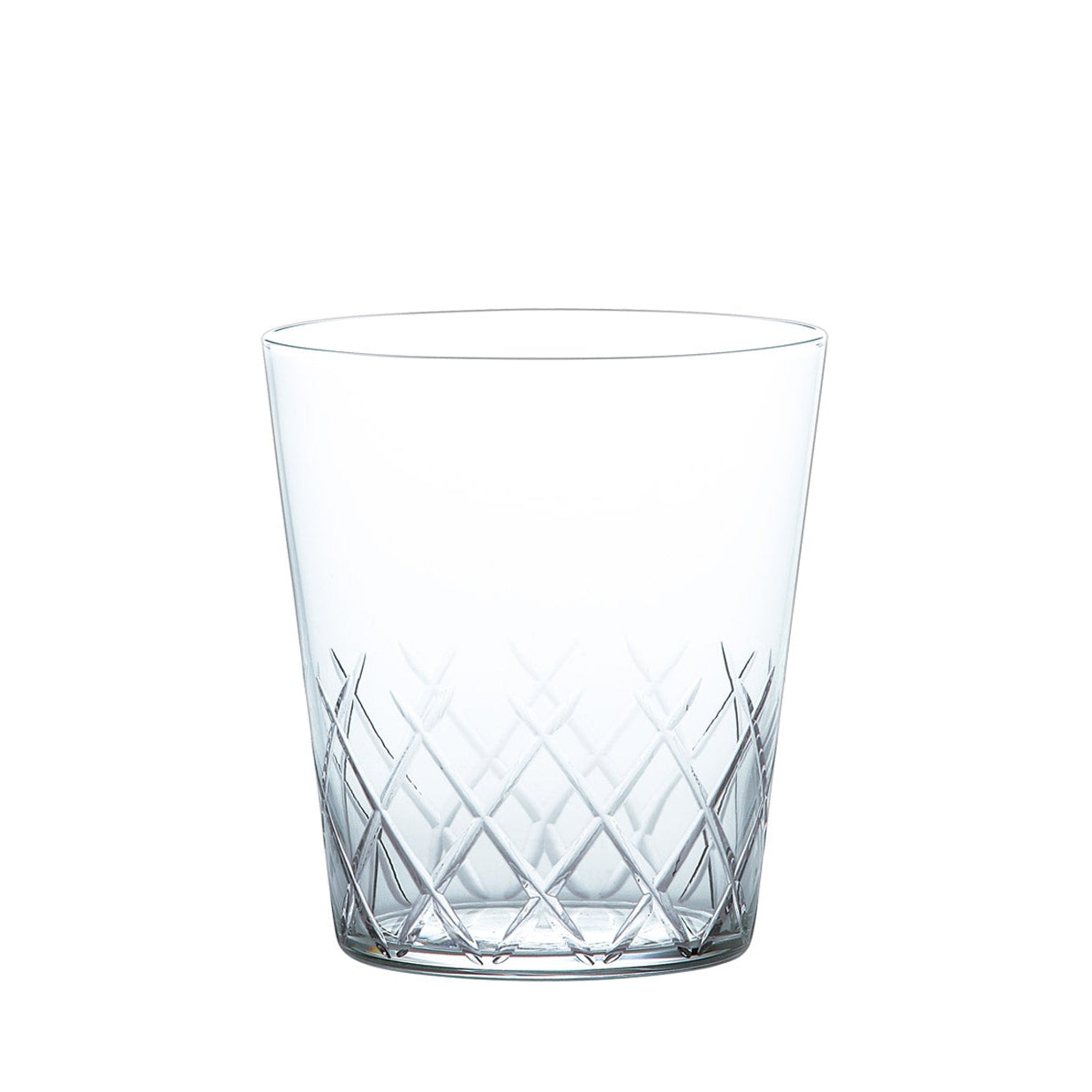 Usurai Taper Cut Rocks Glass